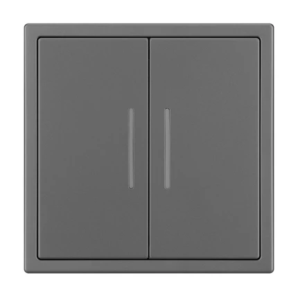 Выключатель кнопочный с подсветкой LED SWT-NOBE-MKR2-SFPL-L-GR Arlight 061744(1)