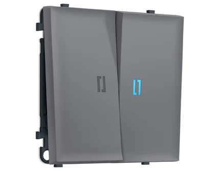 Выключатель кнопочный с подсветкой Ambrella Volt SIGMA MS864060