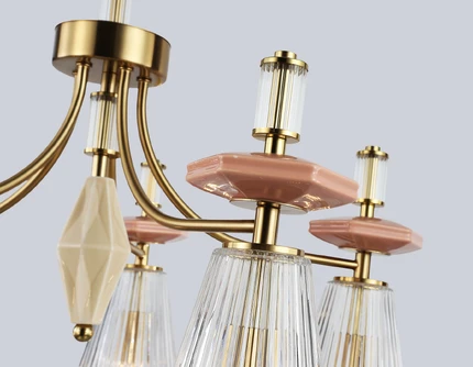Люстра на штанге Ambrella light CERAMO MODERN LH53183