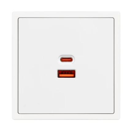 Розетка USB NOBE SCT-MUAC-SFPL-FC-WH Arlight 054316(1)