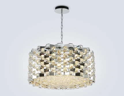 Подвесная люстра Ambrella light CRYSTAL LH41006