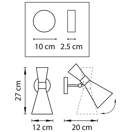 Бра Lightstar DUMO 816617