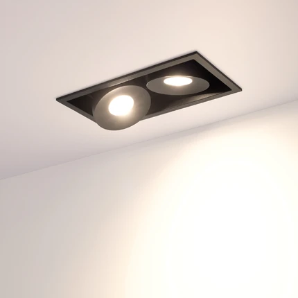 Точечный встраиваемый светильник CL-SIMPLE-S148x80-2x9W Arlight 028151