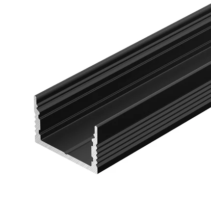 Профиль для лент SL-SLIM15-H10-3000 BLACK Arlight 065380