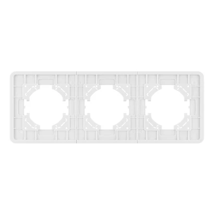 Рамка на 3 поста FRM-AKIRY-AL-3-SR Arlight 049728