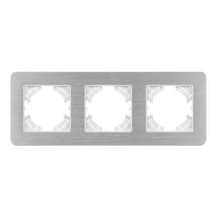 Рамка на 3 поста FRM-AKIRY-AL-3-SR Arlight 049728