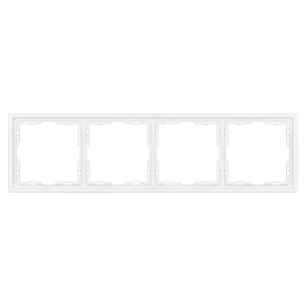 Рамка на 4 поста NOBE FRM-SFPL-4-WH Arlight 054223(1)