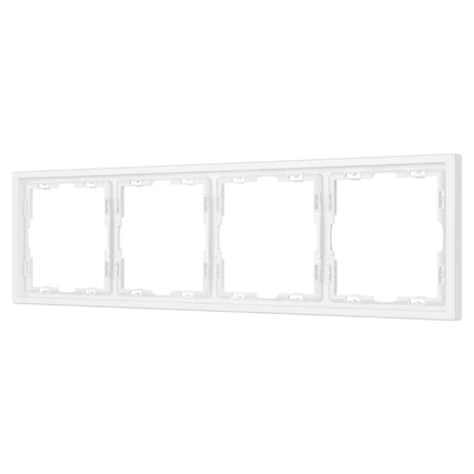 Рамка на 4 поста NOBE FRM-SFPL-4-WH Arlight 054223(1)