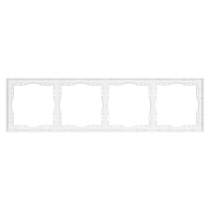 Рамка на 4 поста NOBE FRM-SFPL-4-WH Arlight 054223(1)