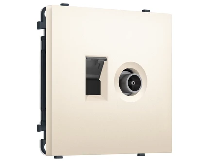 Розетка интернет RJ-45 + TV Ambrella Volt SIGMA MS252510