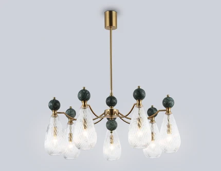 Люстра на штанге Ambrella light CERAMO MODERN LH53293