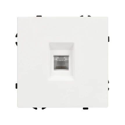 Розетка телефонная RJ-11 SCT-NOBE-MTL1-SFPL-WH Arlight 054300