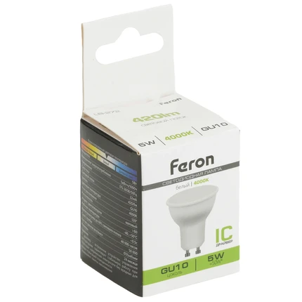 Светодиодная лампа LB-272 Feron Рефлекторная 5W 420Lm 4000К GU10 51222