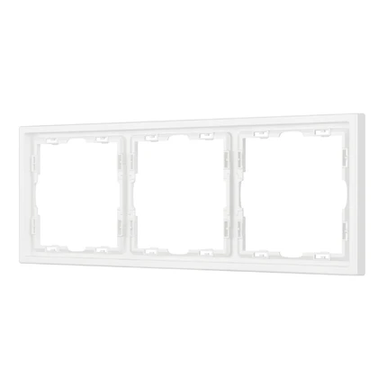 Рамка на 3 поста FRM-SFPL-3-WH Arlight NOBE 054219(1)