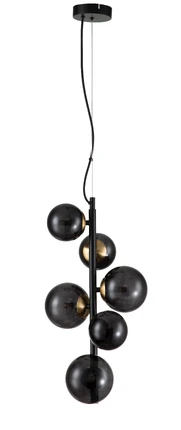 Подвесная люстра Indigo MOLECOLA 11018/6P Black V000197