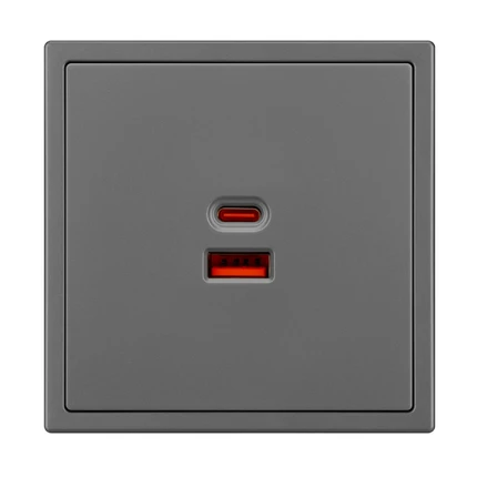 Розетка USB NOBE SCT-MUAC-SFPL-FC-GR Arlight 054319(1)