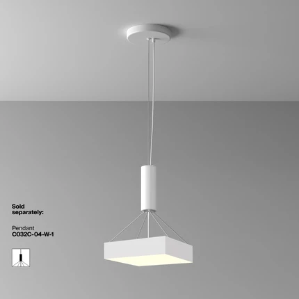 Потолочный светильник Maytoni ZON C032CL-36W3K-SQ-W