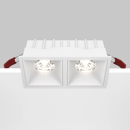 Встраиваемый светильник Maytoni ALFA LED DL043-02-15W4K-D-SQ-W