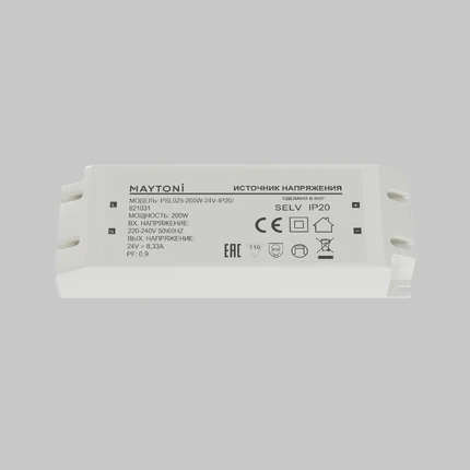 Блок питания 24V 200W 8,33A Maytoni 821031