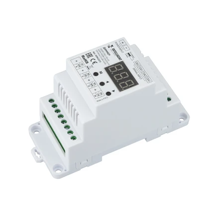 Диммер SMART-DALI-104-62-ADDR-RGBW-DT6/DT8-PD-DIN 12-48V 240-576W 4x5A Arlight 028422(1)