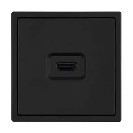 Розетка HDMI NOBE SCT-MHD1-SFPL-BK Arlight 061841(1)