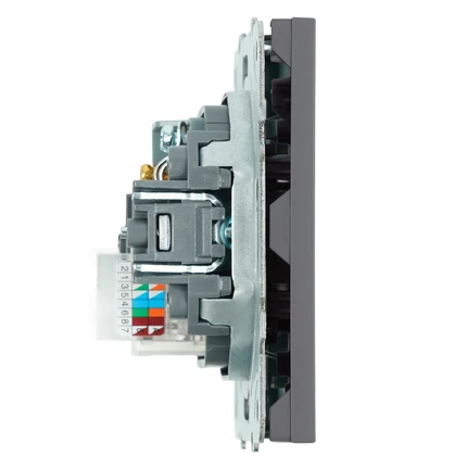 Розетка TV + интернет RJ-45 Stekker ЭМИЛИ 49950
