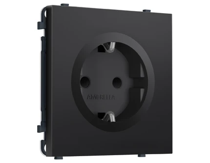 Розетка с/з со шторками Ambrella Volt SIGMA MS807010