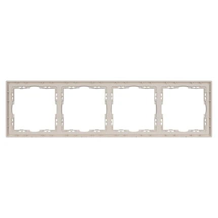 Рамка на 4 поста NOBE FRM-SFPL-4-CA Arlight 059460(1)