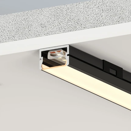Профиль для лент SILER-2000 ANOD BLACK Arlight 058960