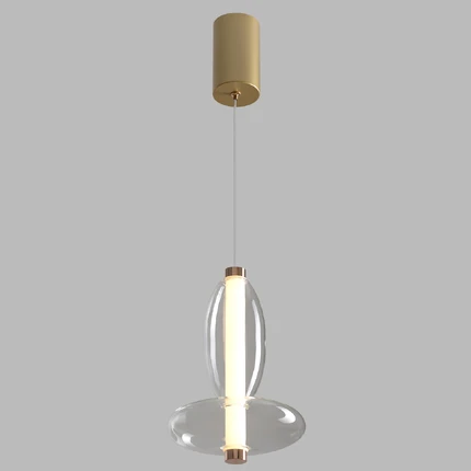 Подвесной светильник Crystal Lux QUASAR SP7W LED TRANSPARENT