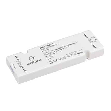 Блок питания ARV-SP-24060-FLAT 24V 2,5A 60W Arlight 059050