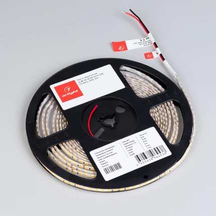 Светодиодная лента 24V 2700K 15W/m 5m Arlight 064373