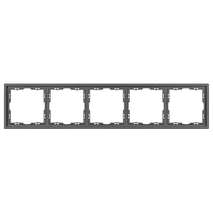 Рамка на 5 постов NOBE FRM-SFPL-5-GR Arlight 054230(1)