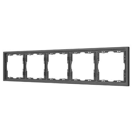 Рамка на 5 постов NOBE FRM-SFPL-5-GR Arlight 054230(1)