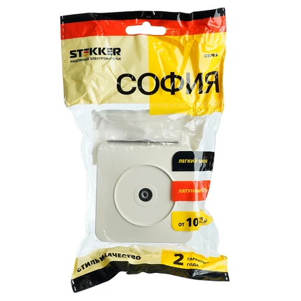 Розетка TV Stekker СОФИЯ 49480