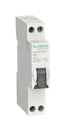 Выключатель автоматический дифференциального тока Systeme Electric CITY9 SET C9D53625
