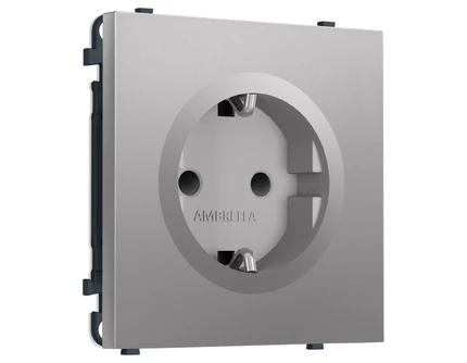Розетка с/з со шторками Ambrella Volt SIGMA MS507010