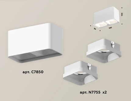 Точечный накладной светильник Ambrella light TECHNO XS7850021