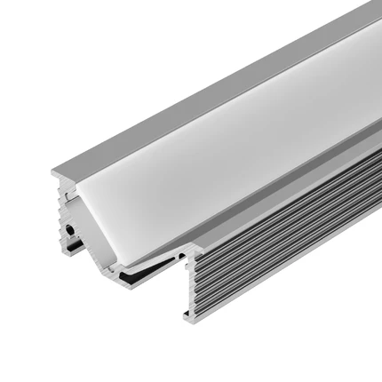 Профиль для лент c боковым свечением SL-BEVEL-W32-F-2000 ANOD Arlight 063940