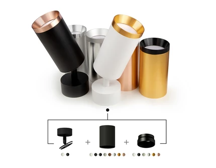 Крепеж накладной поворотный для корпуса светильника Ambrella light DIY SPOT A2202