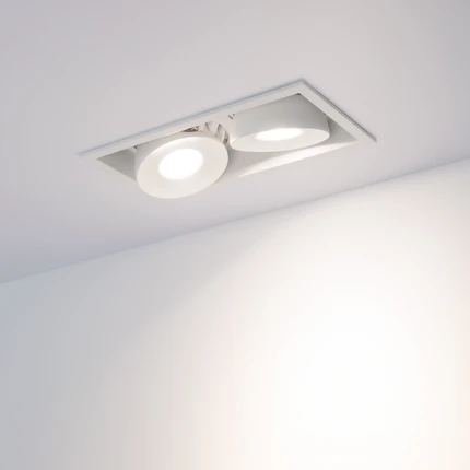Точечный встраиваемый светильник CL-SIMPLE-S148x80-2x9W Arlight 028150