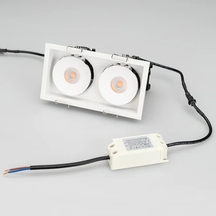 Точечный встраиваемый светильник CL-SIMPLE-S148x80-2x9W Arlight 028150