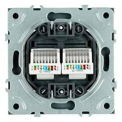 Розетка интернет RJ-45 Stekker ЭМИЛИ 49848