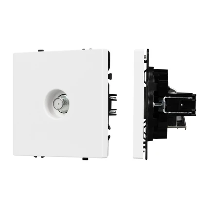 Розетка TV-SAT SCT-MST1-SFPL-WH Arlight 054296(1)