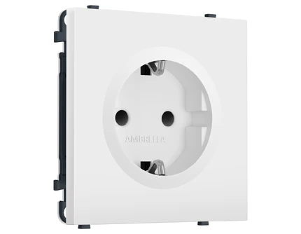 Розетка с/з со шторками Ambrella Volt SIGMA MS127010