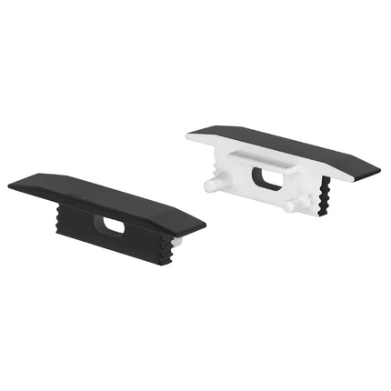 Комплект заглушек для SL-SLIM-H7-F25 чёрных с отверстием (2шт) Arlight 061618