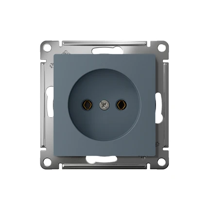 Розетка без заземления без шторок Systeme Electric ATLASDESIGN ATN000741S