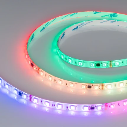 Светодиодная лента 24V RGB 14W/m 5m Arlight 039607(1)
