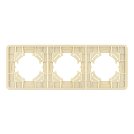 Рамка на 3 поста FRM-AKIRY-SFAL-3-GD Arlight 049742