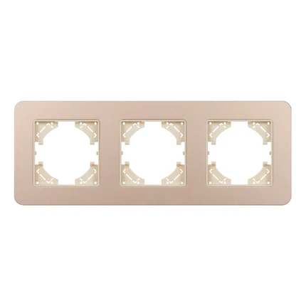 Рамка на 3 поста FRM-AKIRY-SFAL-3-GD Arlight 049742
